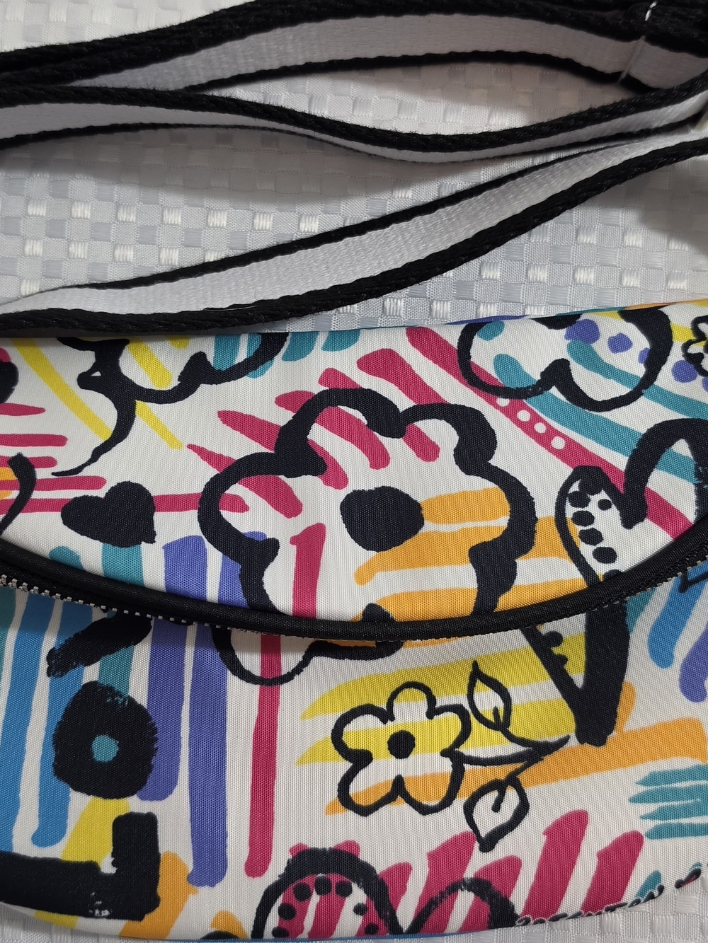 Brighton Graffiti Love Crossbody Belt Bag / Fanny Pack – Mint Condition